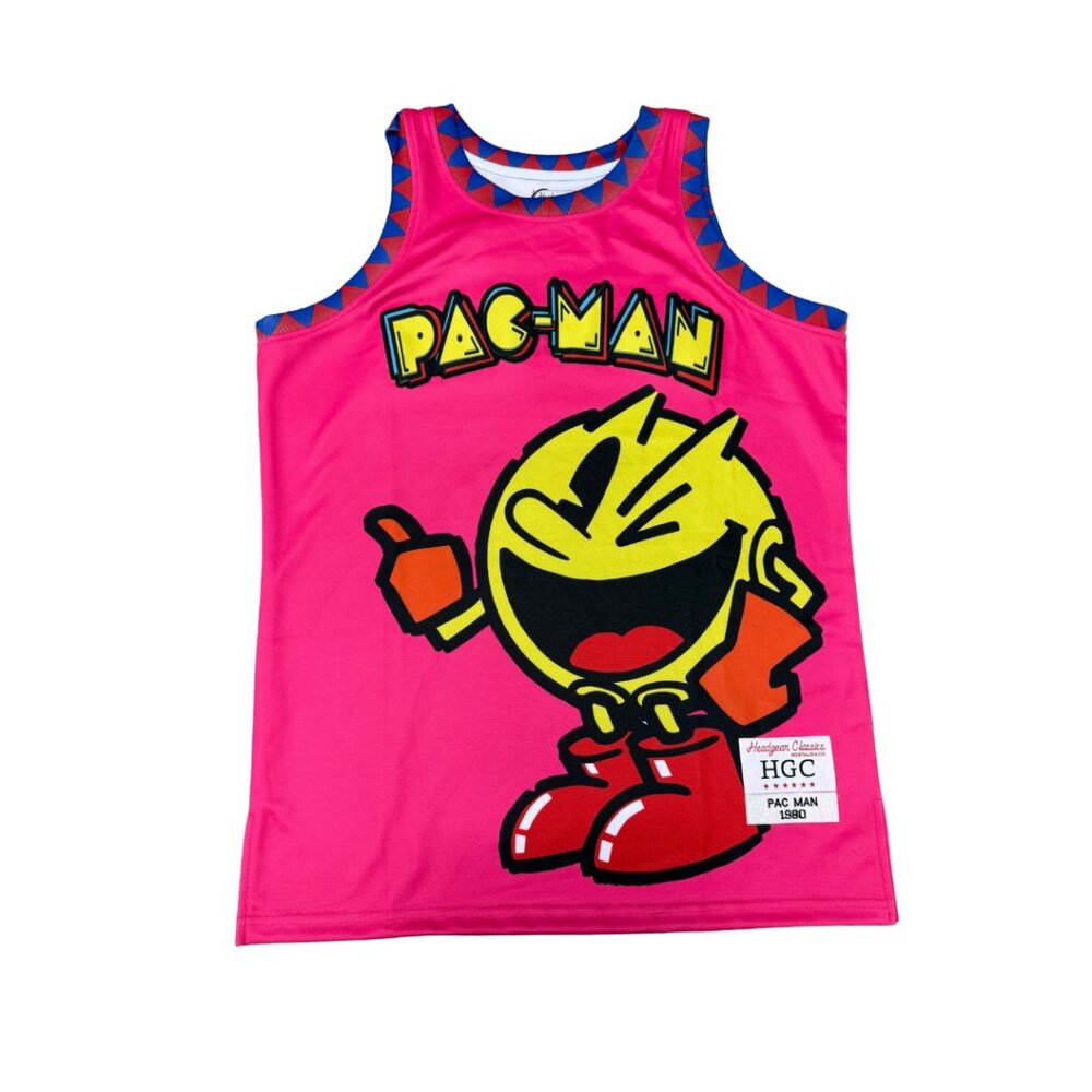 Pac-Man Pink Jersey HGC 1980 | Retro Arcade Unisex Tank Top